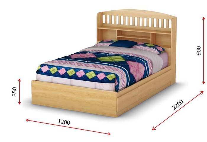 Kích thước giường ngủ trẻ em nhỏ
