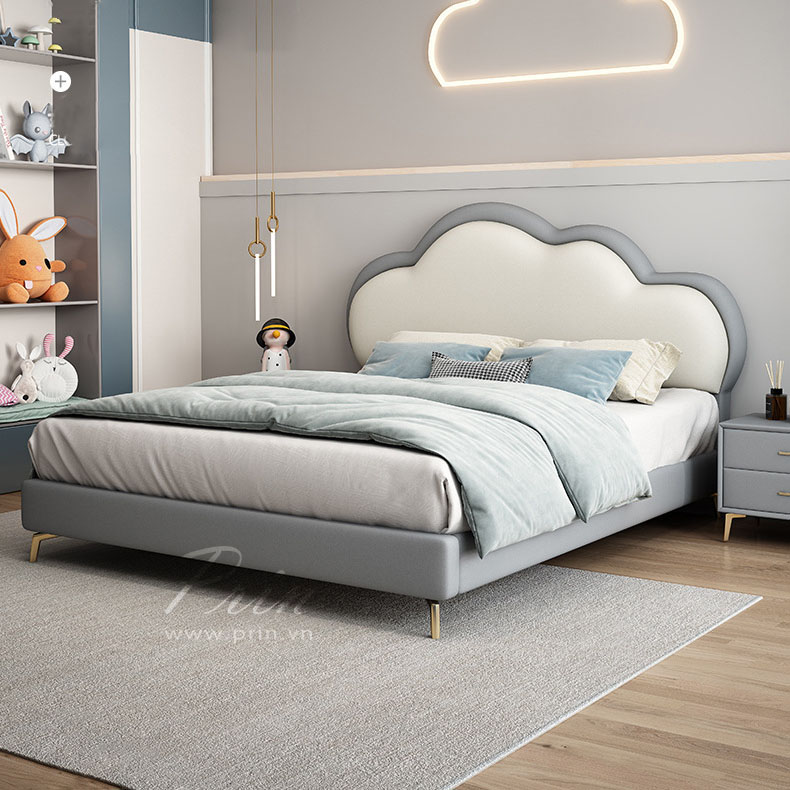 Mẫu giường đơn Bunny, màu sắc tươi sáng phù hợp cho bé nhỏ tuổi