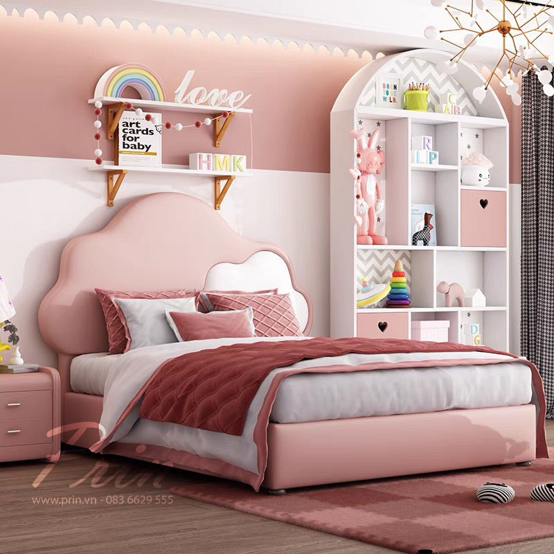 Mẫu giường công chúa mộng mơ phù hợp cho bé gái