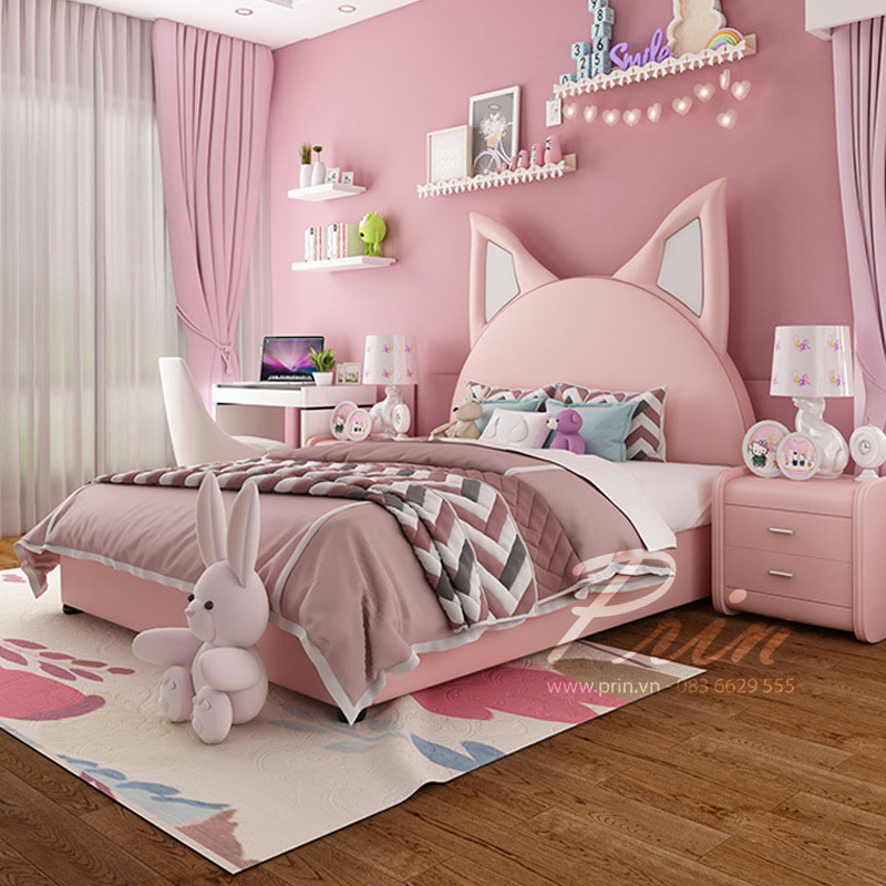 Giường ngủ hình tai mèo B148 Giường ngủ hình tai mèo B148
