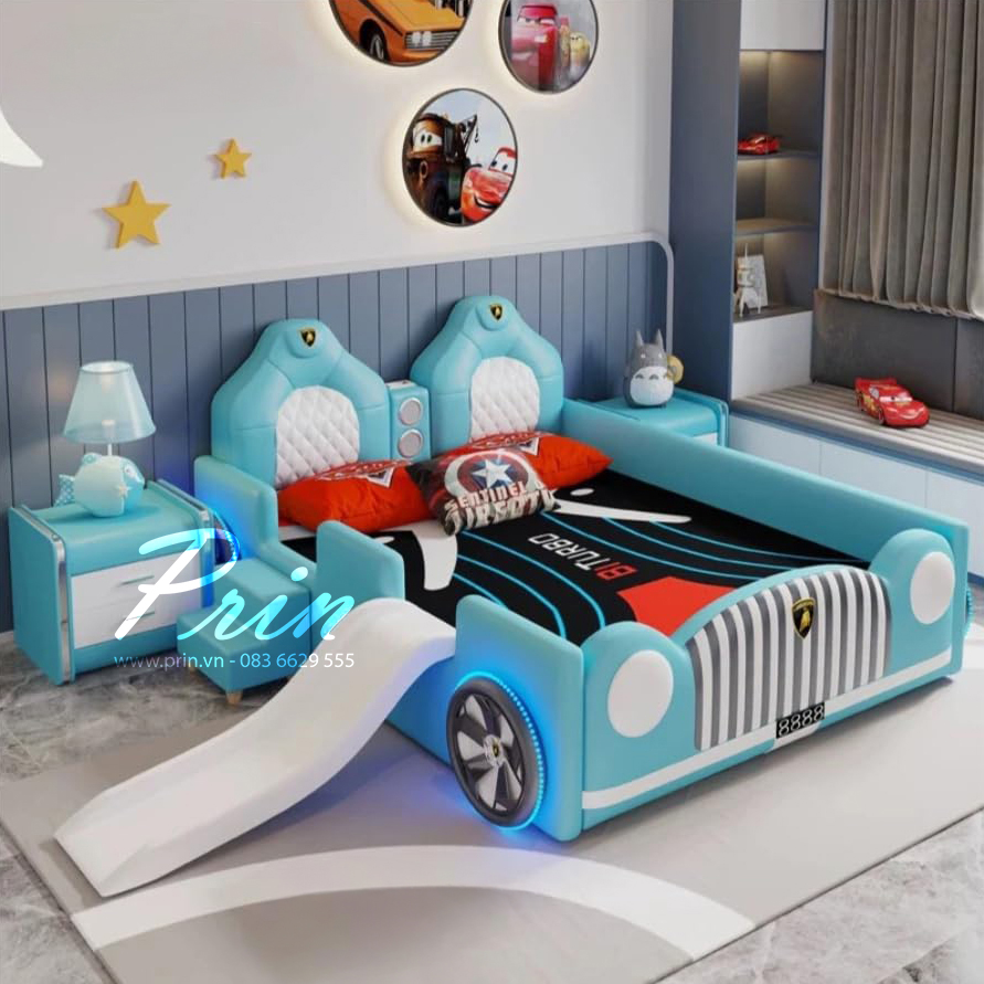 Giường ô tô siêu xe cho bé trai S239 Giường ô tô siêu xe cho bé trai S239